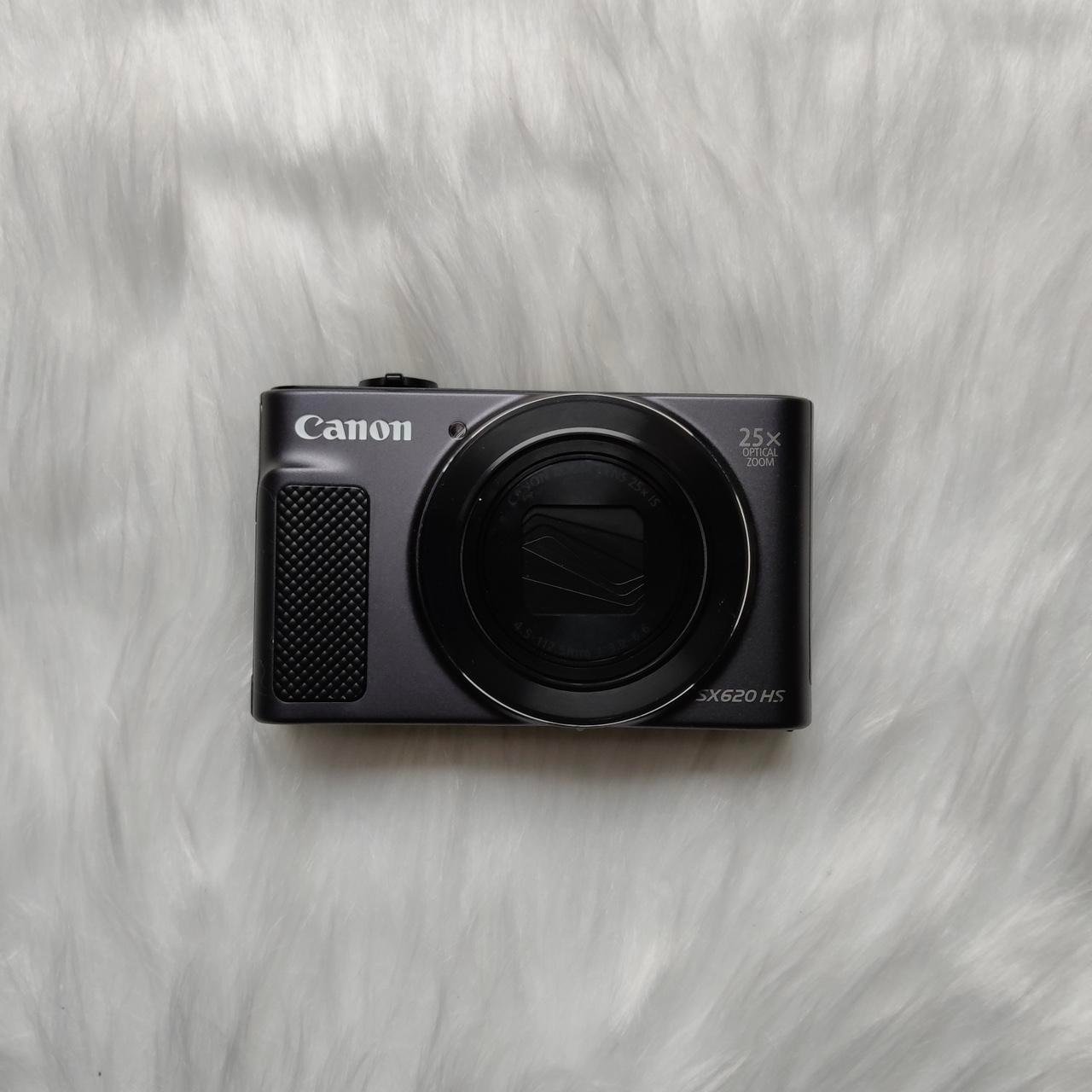 92873YTEYU-1.jpg Used Digital Camera | Canon PowerShot SX620 HS digital camera - Black & External Flash | Complete Set - Image 1