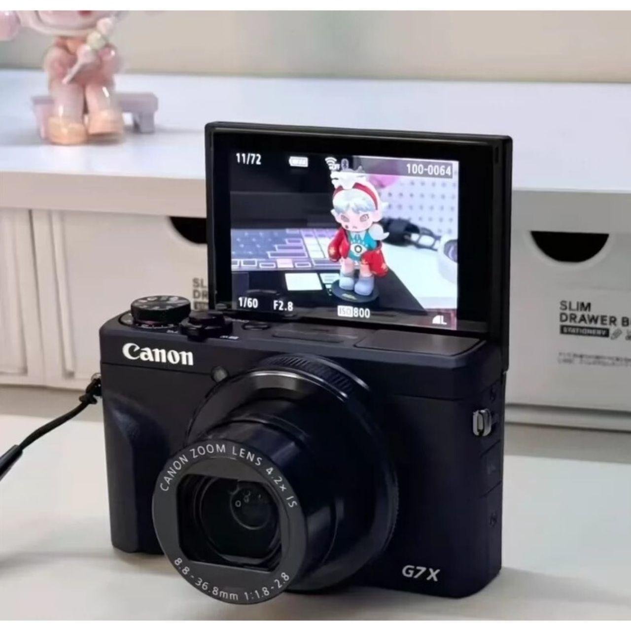 P0_2fea152e-b176-484e-8fd7-4ef6daff6287.jpg Canon PowerShot G7x Mark II 20.1 MP Digital Camera 4.2x Optical Zoom - Image 1